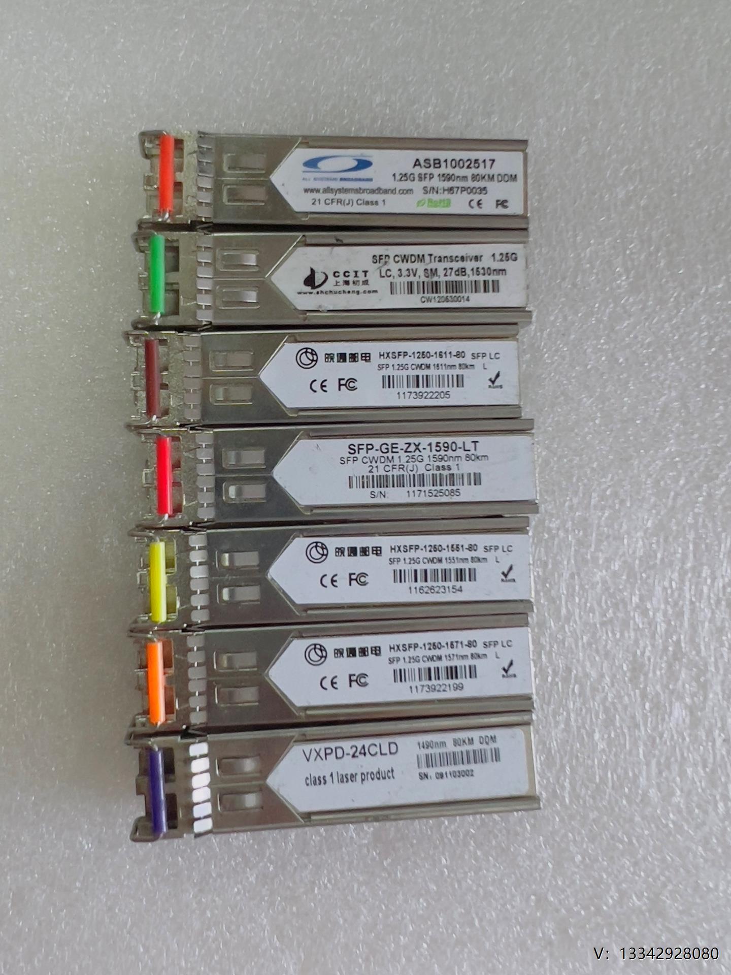 议价SFP光模块CWDM 1.25G 40KM 80KM 120
