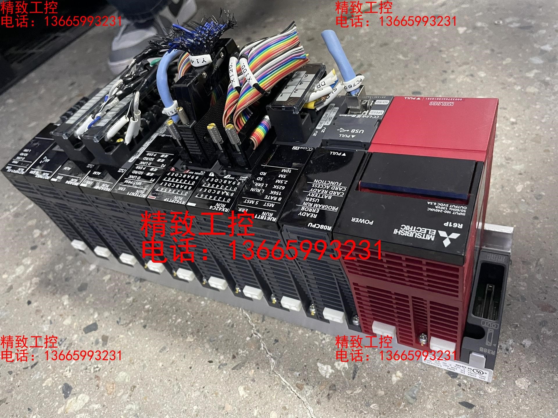 三菱PLC R61P R08CPU RJ61BT11 RY4