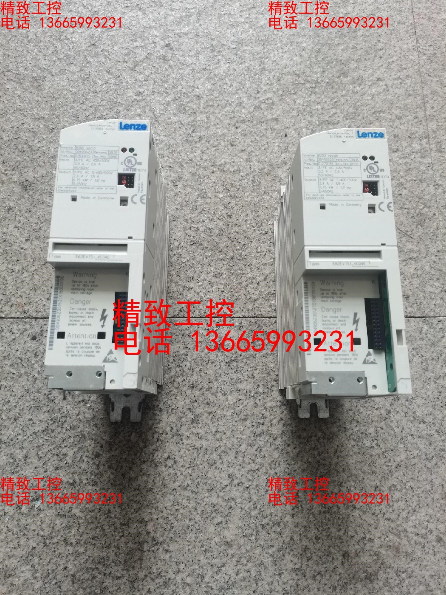 e82ev751-4c040拆机伦茨变频器罗兰水辘驱动器LE