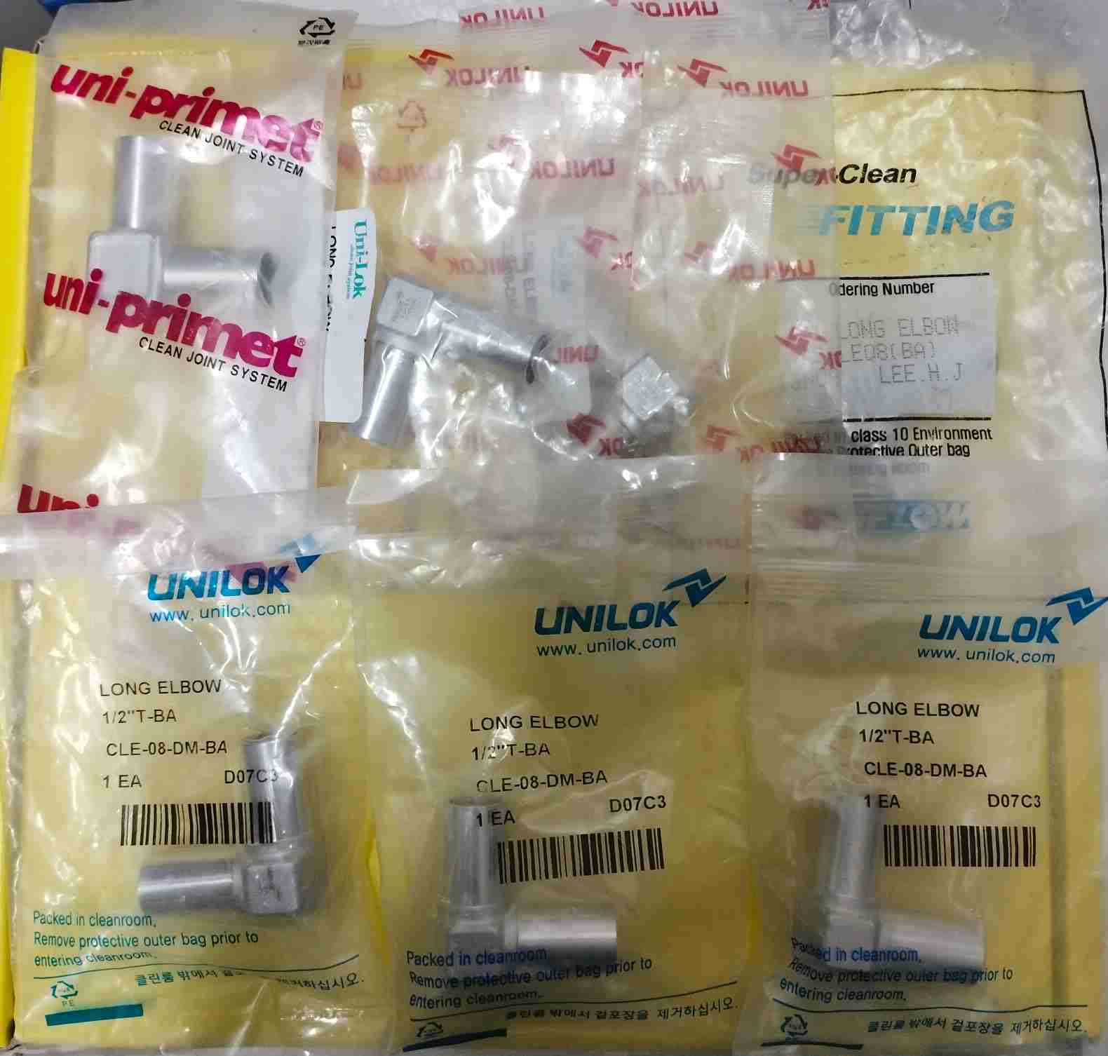 询价拍货 1/2长焊弯头装 Unilok韩国原进口