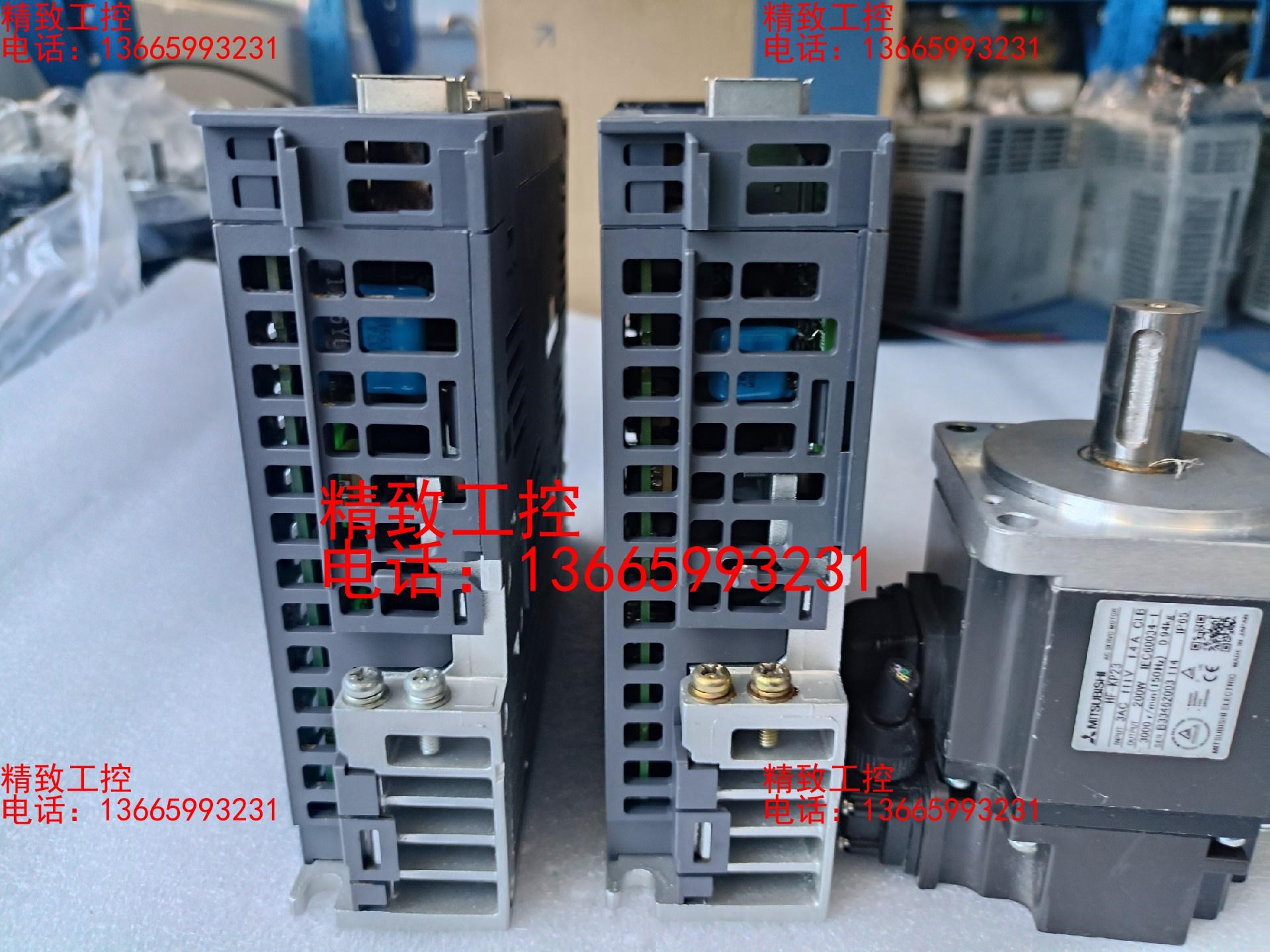 三菱MR-J3-20A+HF-KP23成色新，功能包好