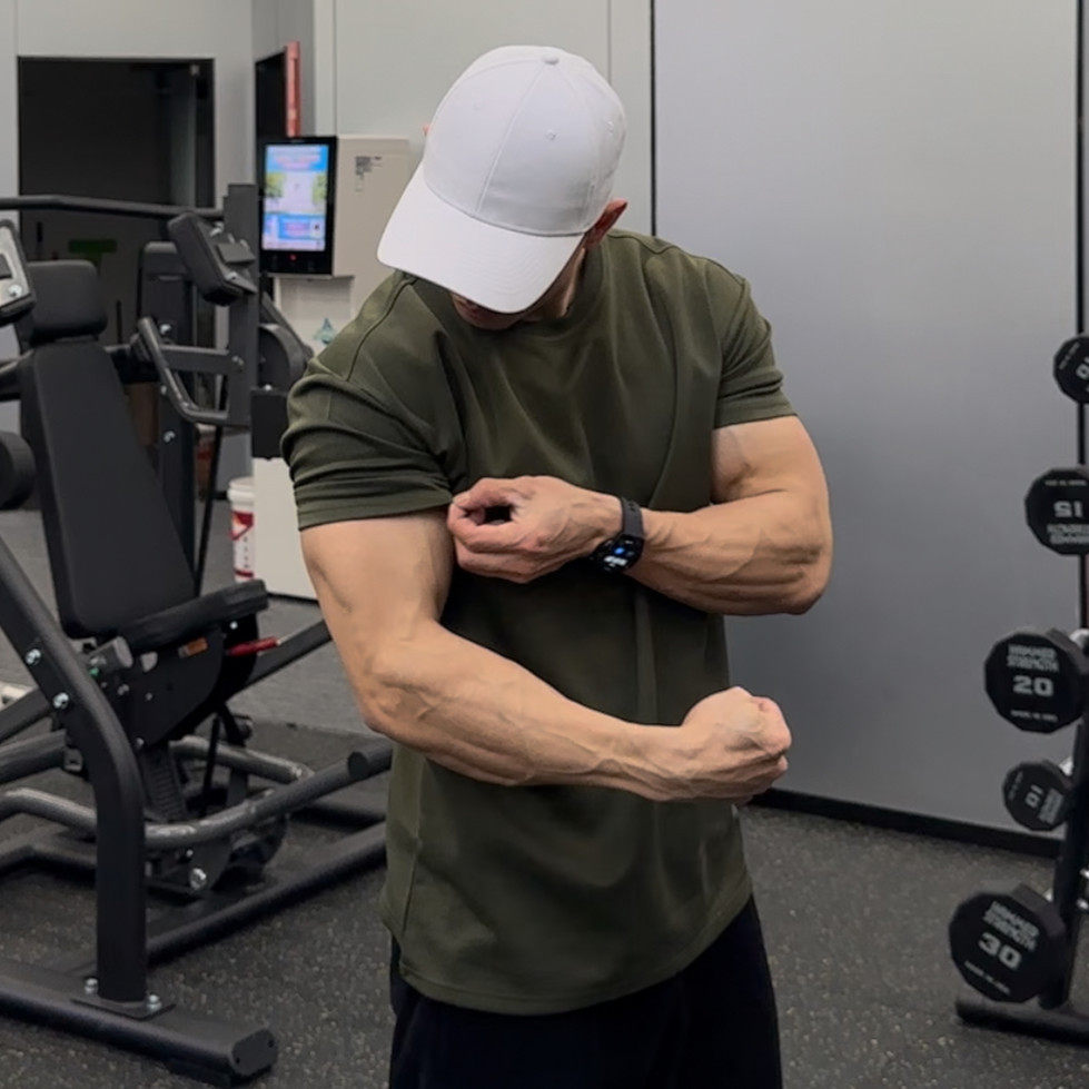 夏季运动短袖男士纯色健身T恤休闲跑步透气上衣收袖口垫肩训练服,运动服/休闲服装,运动T恤,淘宝优惠券,粉丝福利购,淘宝优惠卷