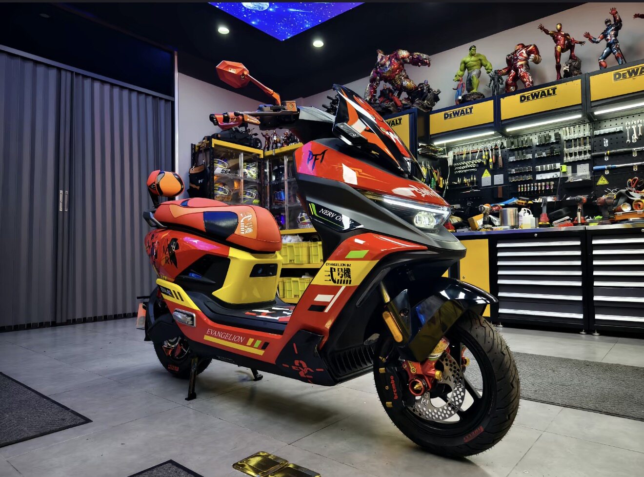 九号电动车M5系列ABS加厚烤漆外壳M5110/M5200改装改色拉花车壳