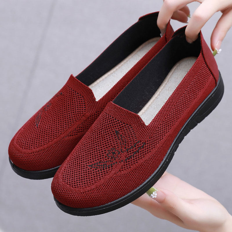 老北京布鞋女夏季老人鞋春秋透气奶奶鞋脚胖宽浅口网鞋防滑妈妈鞋,女鞋,传统布鞋,淘宝优惠券,粉丝福利购,淘宝优惠卷