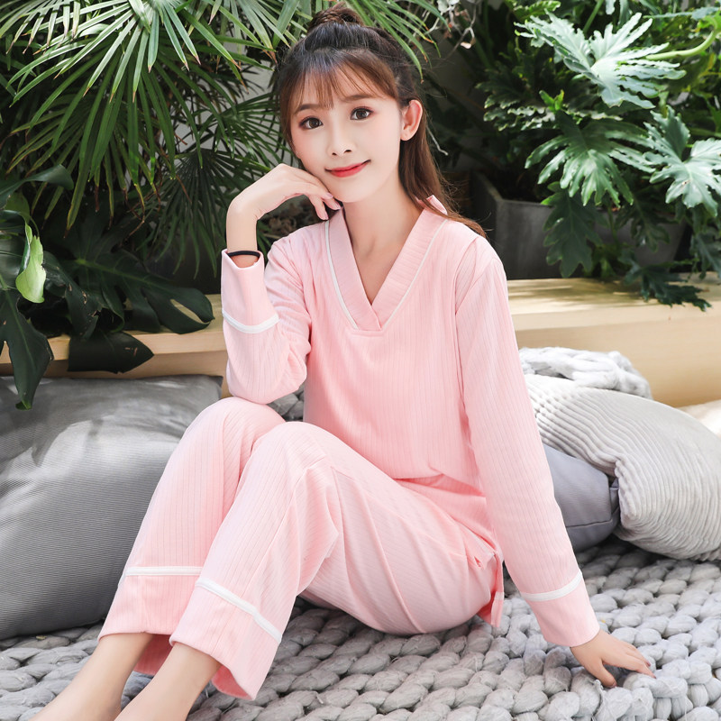 孕妇睡衣女春秋装纯棉产后喂奶哺乳衣怀孕期秋冬季保暖产妇月子服