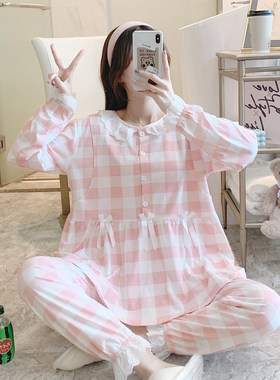月子服春秋纯棉产后哺乳莫代尔