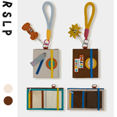 若素良品短款 两对折叠可爱女学生证件多卡收纳零钱包轻薄便携小巧