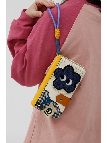 若素良品 Оригинальный длинный мультяшный кошелек с молнией