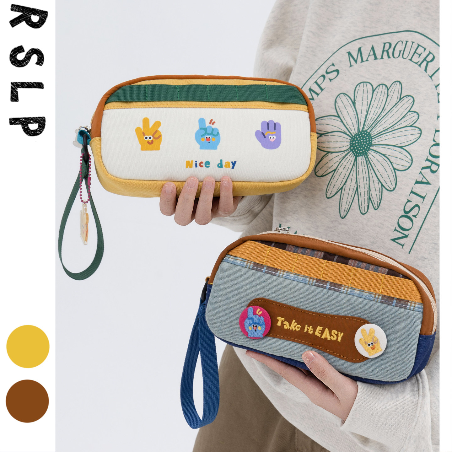 若素良品2026新款便携手拿多功能收纳包笔袋运动相机大疆pocket34