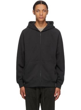 FOG原厂FEAR OF GOD复线ESSENTIALSf拉链开衫卫衣女加绒连帽外套