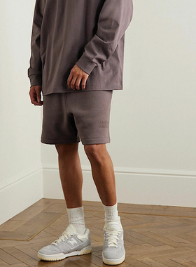 FOG宁波高端2023SS ESSENTIALS复线 FEAR OF GOD硅胶印花短裤男女