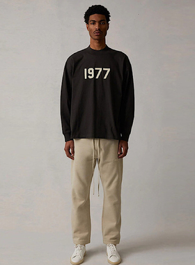 1977长袖T恤宁波原厂Essentials复线宽松FOG美式高街情侣潮春秋