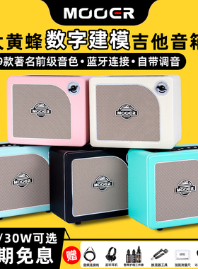 MOOER魔耳大黄蜂电吉他音箱Hornet 15W 带效果器SD10i 蓝牙音响