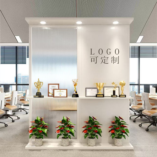 现代办公室屏风隔断遮挡