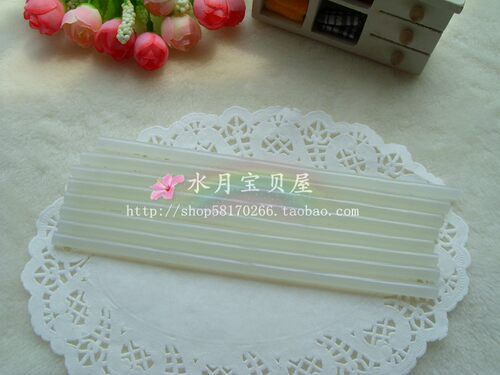 手工DIY发饰蝴蝶结材料 小号胶枪用热融胶棒胶条18.5CM