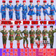 儿童军装 迷彩演出服男女童诗歌朗诵大合唱服水兵舞蹈服迷彩表演服