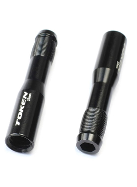 TOKEN TK330 铝合金 CNC 法式 法嘴 延长气嘴 33mm-一盒2入