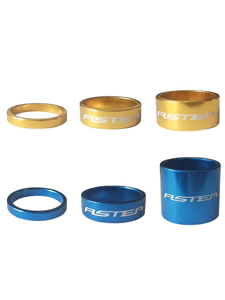 대만 ASTER 알루미늄 합금 색상 양극 스템 스페이서|와셔 28.6MM 다양한 높이