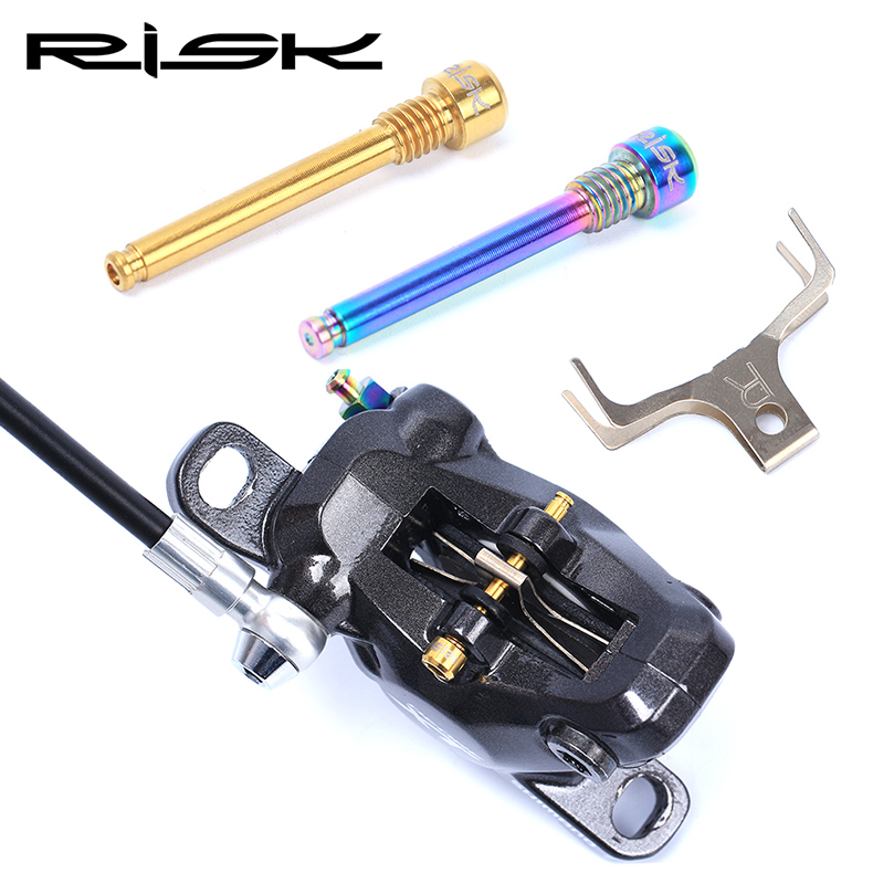 RISKXTR油碟来令片钛合金螺丝