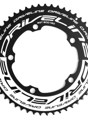 DRIVELINE 53T/56T 7075铝合金CNC TT计时盘太极封闭版BCD130/110