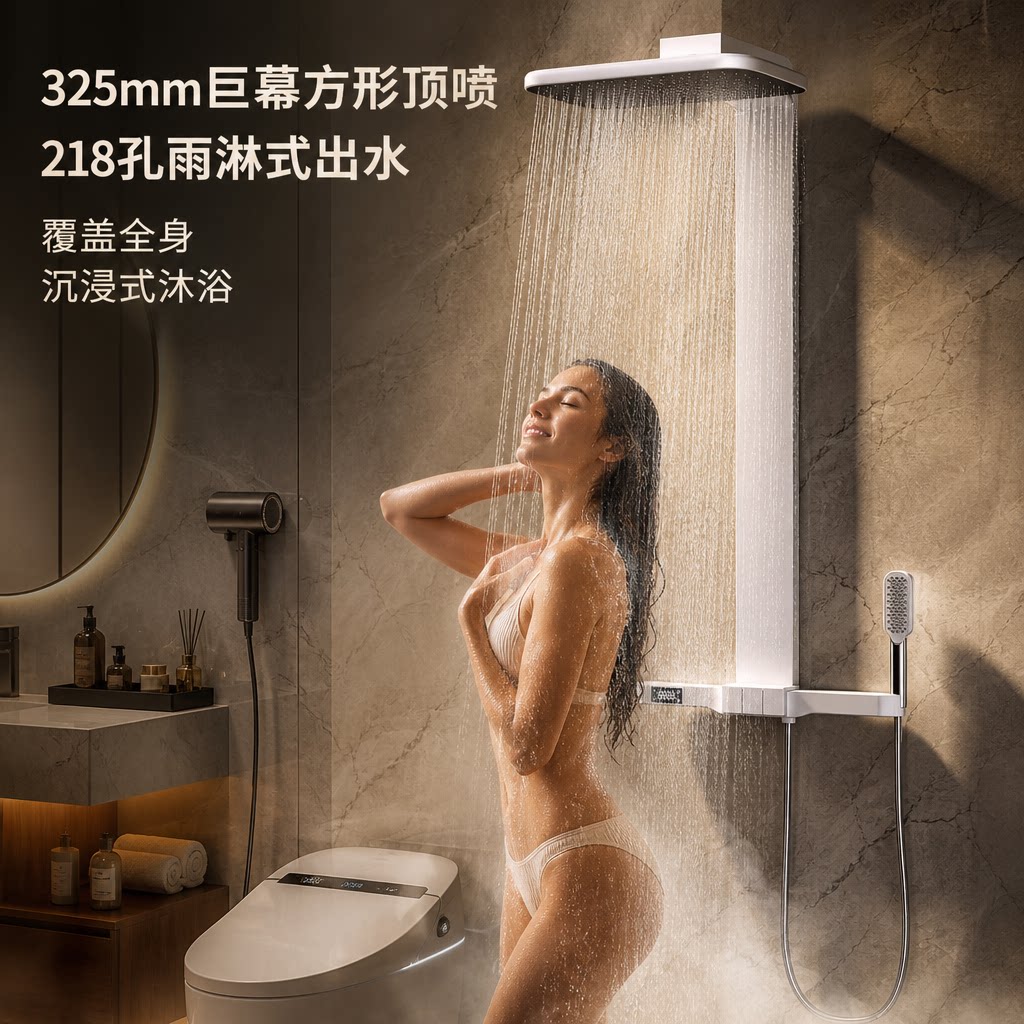 小艾大花洒集成热水器一体式家用