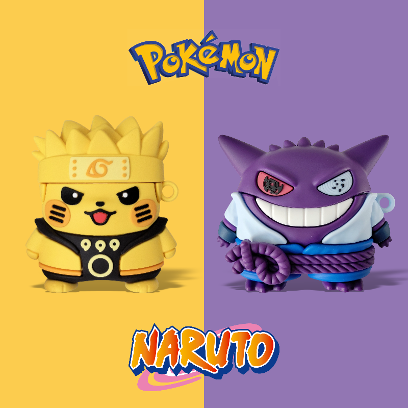 适用vivo tws4 hifi保护套iqootwsair鸣人air2佐助a2 a1耿鬼3pro火影忍者2e蓝牙耳机壳vivotwsair精灵宝可梦