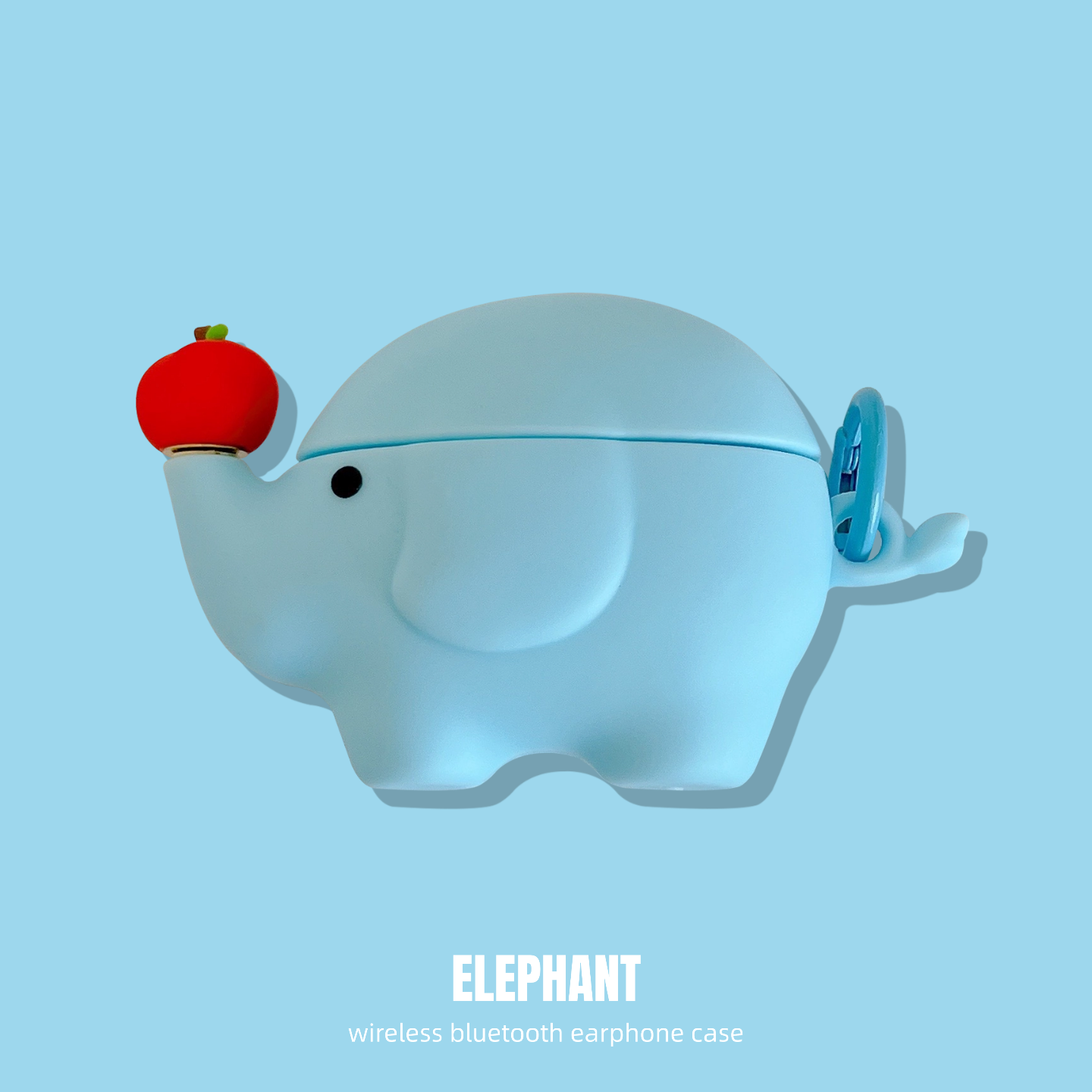 适用oppo enco free4保护套oppoencoair4pro可爱大象air4无线蓝牙耳机壳oppoencofree2硅胶r3pro防摔