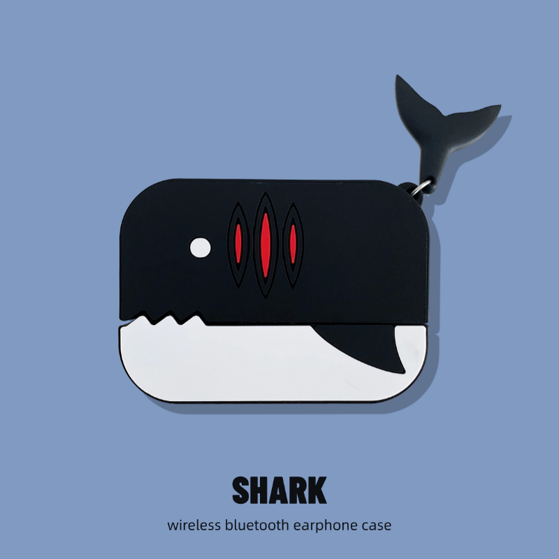 适用vivo tws4 hifi保护套iqootwsair3鲨鱼3e 3i潮酷vivotwsair创意a4 a3蓝牙耳机壳air2硅胶a1 pro防摔1e 1i