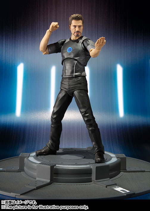 4【万盛】万代 shf 漫威 钢铁侠 托尼斯塔克 tony 调试版 模