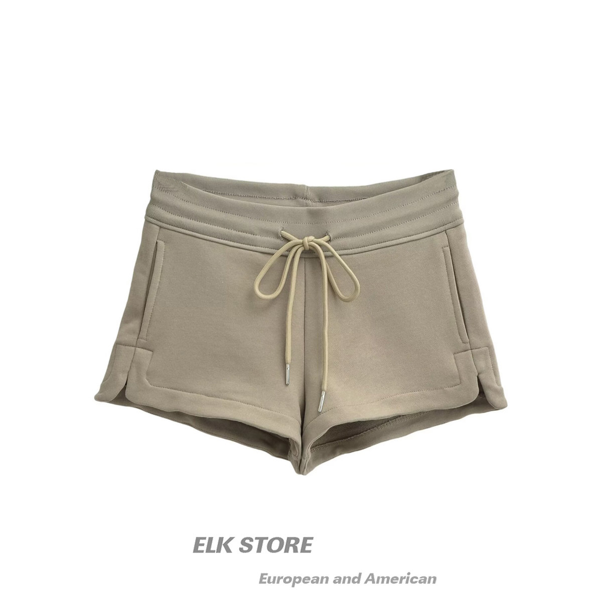 美式复古辣妹低腰包臀短裤