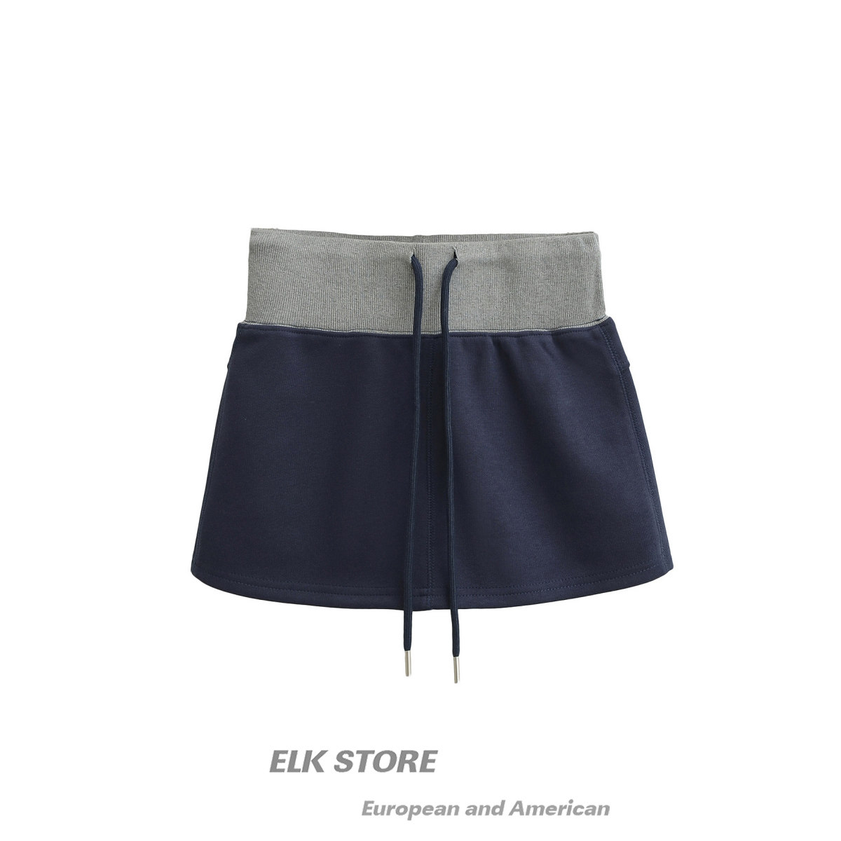 专机走线复古美式撞色休闲短裙卫裙夏季新款防走光百搭半身裙新款,女装/女士精品,半身裙,淘宝优惠券,粉丝福利购,淘宝优惠卷