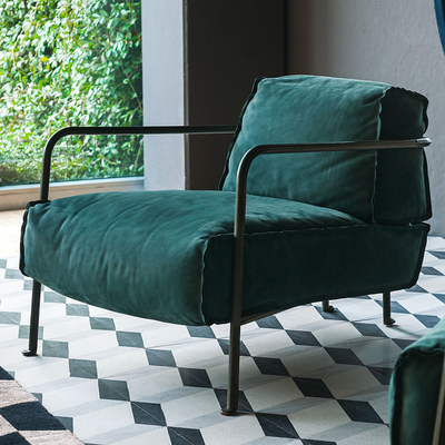 BRUXELLES意大利进口头层皮单椅