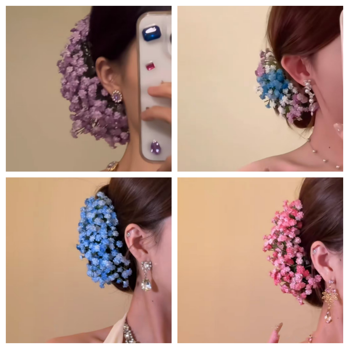 一饰新娘刘亦菲同款满天星发钗甜美花朵发饰女包配件拎环灿若繁星,饰品/流行首饰/时尚饰品新,发饰,淘宝优惠券,粉丝福利购,淘宝优惠卷