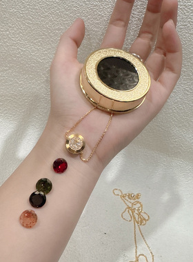 泰国佛牌 五色石手链 项链 吊坠 可换美石头  可调节尺寸长短