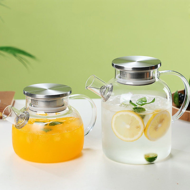 家用可烧水透明玻璃水壶泡茶专用