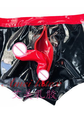 乳胶紧身内裤定做乳胶衣