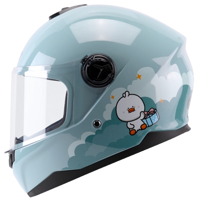 新国标头盔全盔送防风围脖男女款