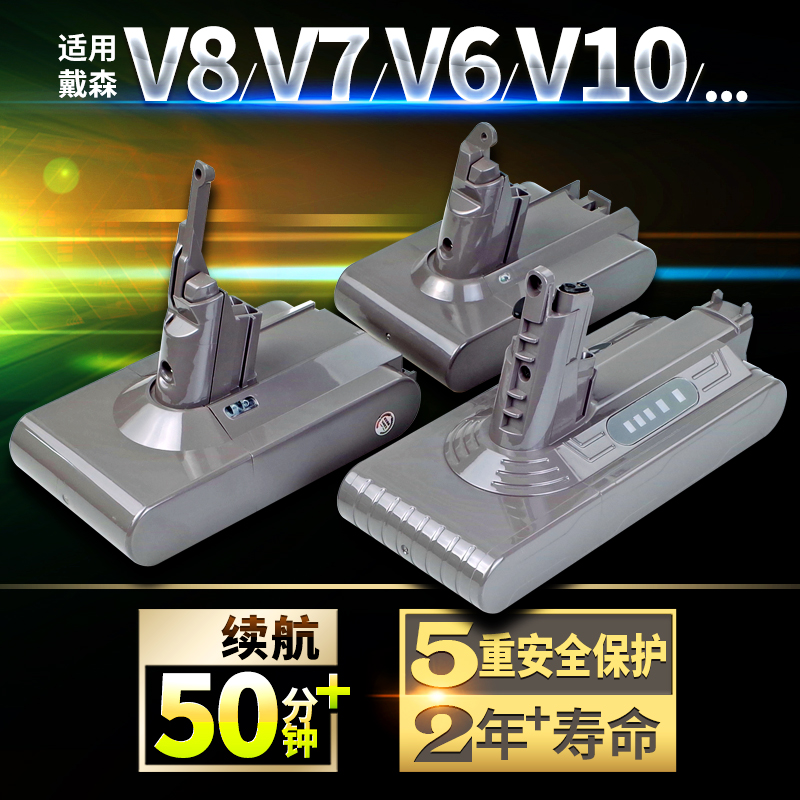 适dyson戴森吸尘器电池更换V6V7V8V10 V11 DC35 DC59/62 sv12配件