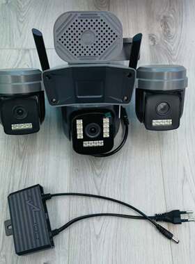 new跨境 三镜头小鹰看看okamPRO 无线网络摄像头4G  CAMERA