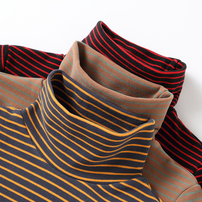 儿童德绒打底衫秋冬高领内搭保暖