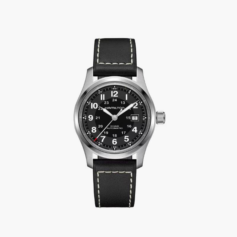 海外代购HAMILTON男士欧美腕表日历显示夜光指针自动机械42mm