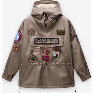 代购NAPAPIJRI男士夹克保暖防风加绒棉质户外秋冬外套爆款休闲