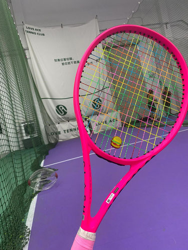 代购Wilson Clash 100L 威尔胜霓虹粉巴黎限定网球拍男女比赛训