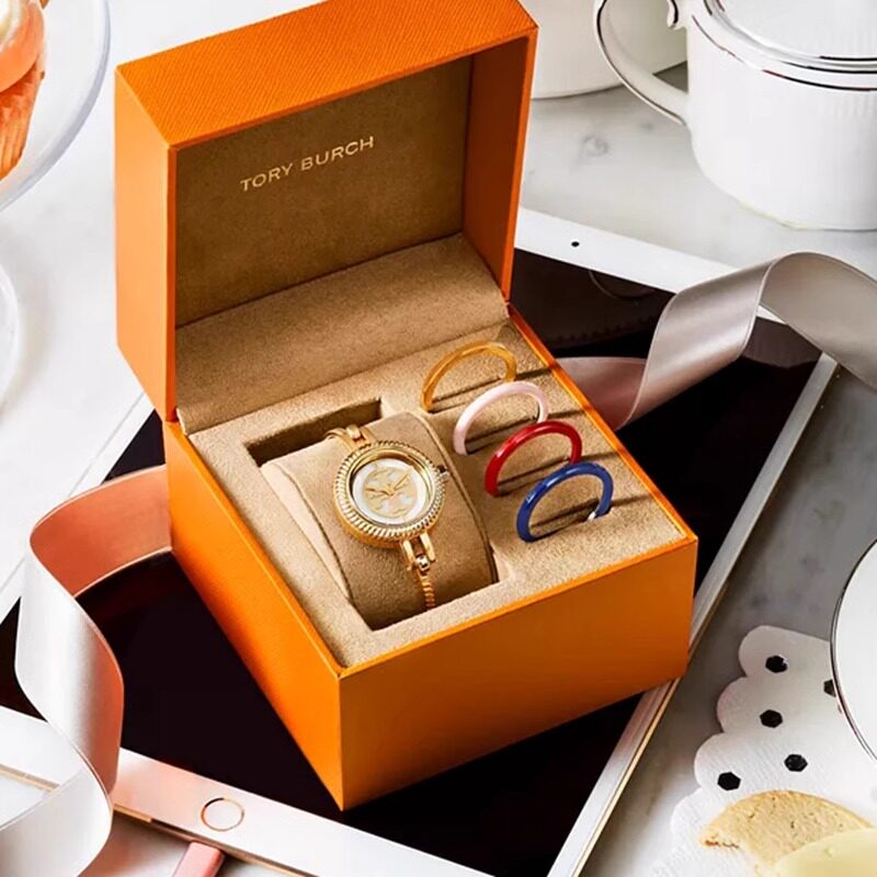 Tory Burch Bracelet 汤丽柏琦复古新款女士手表礼物套装代购正品