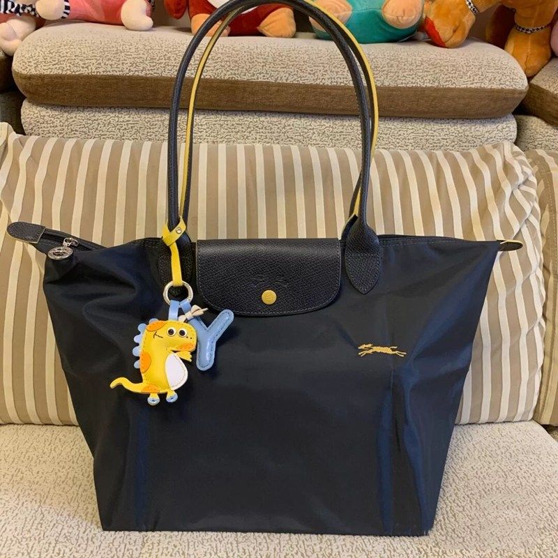 龙骧包尼龙帆布饺子包女2021秋冬新款百搭大容量妈咪包手提子母包