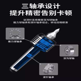 高精数控机床磨床模具尾座防水回转顶尖活顶尖莫氏4号锥活络顶针