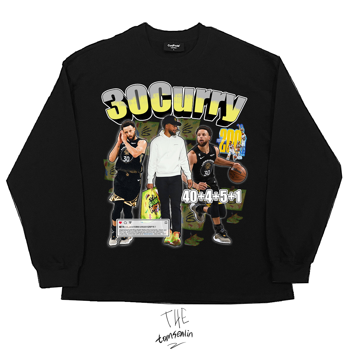 康丽tomsenlin潮套头卫衣