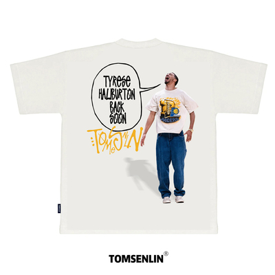 tomsenlin汤森林原创泰里斯·哈利伯顿Tyrese Haliburton多色短袖