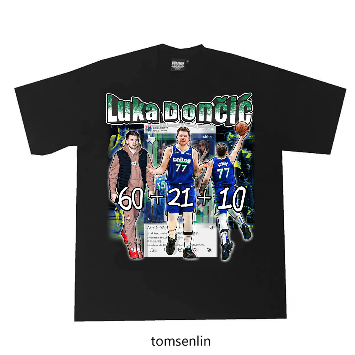 tomsenlin长短袖潮男女同款康丽