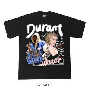 tomsenlin汤森林原创凯文杜兰特斯嘉丽洗澡水的梗做旧美式长短袖